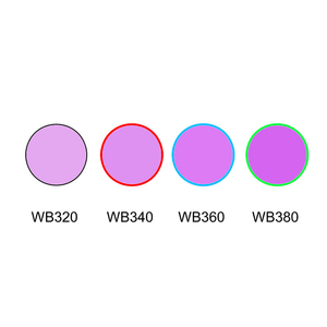 Отсечной фильтр из ультрафиолетового стекла WB320 WB340 WB360 WB380