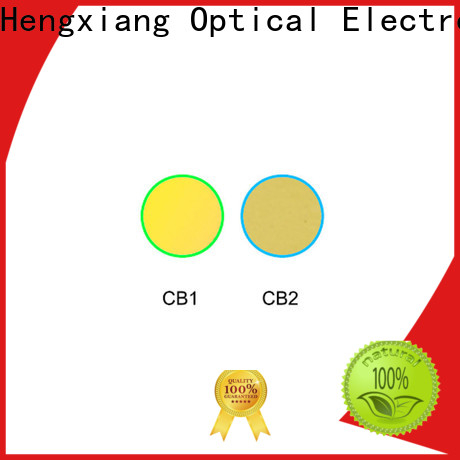 Серия цветных линзовых фильтров HENGXIANG для систем обнаружения УФ или ИК